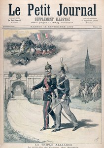 Triple Alliance, kuvitus "Le Petit Journalista" vuodelta 1893